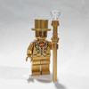 Golden Man Mr. Gold Minifigure Building Blocks Toy