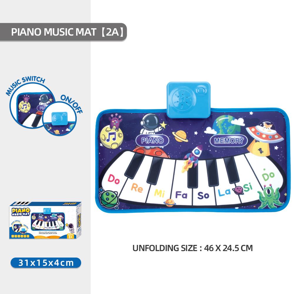 

Дошкольное Детское Музыкальное Танцевальное Одеяло Игрушка Раннее Образование Подарок Детская Фортепианная Клавиатура Коврик Игрушка Music Keyboard - Space