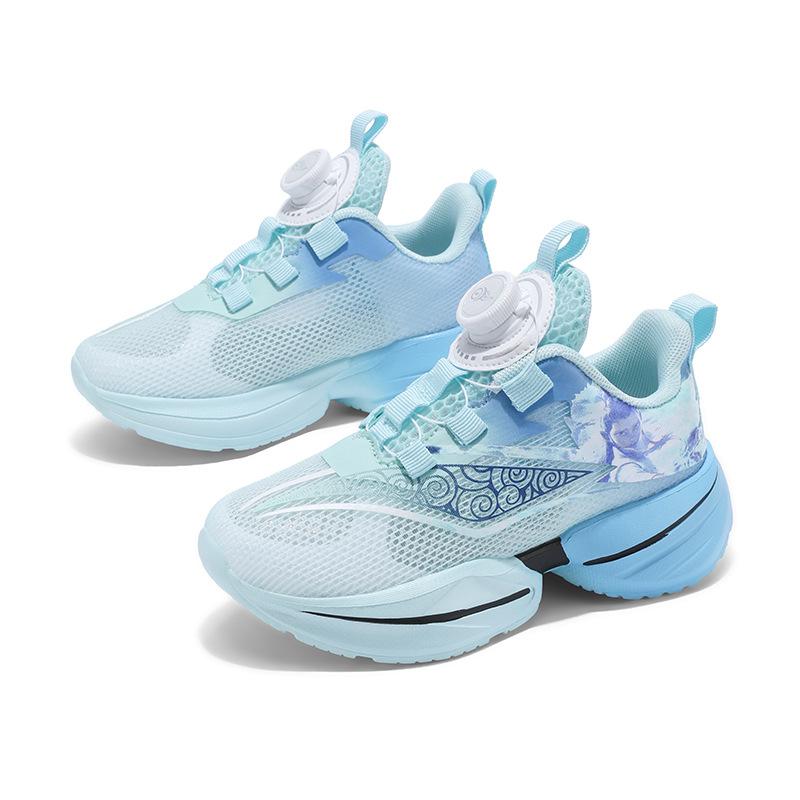 Nezha Aobing limited classmates boys sports shoes 2025 summer breathable single net children's lightweight running shoes