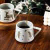 Hot 300ML Christmas Cup Original Coffee Cup Creative Ceramic Mug Office Home Party Breakfast Milk Cup New Year Christmas Gift