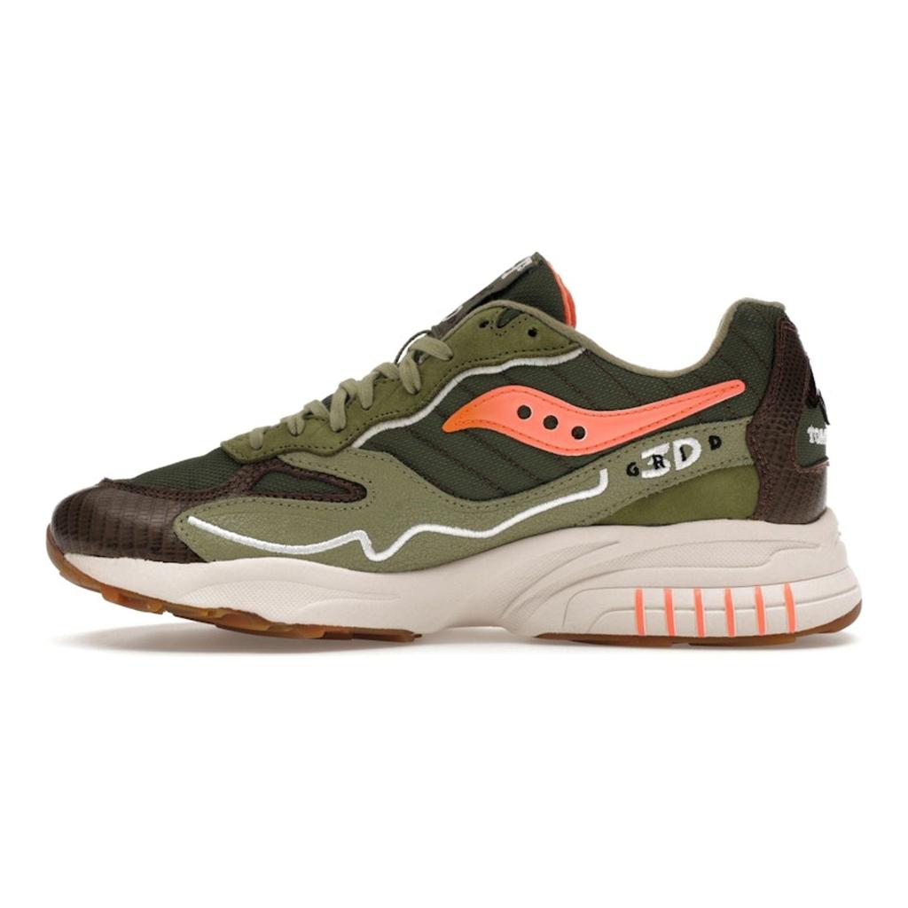 Maybe Tomorrow x Saucony 3D Grid Hurricane Tortoise Zapatillas Unisex Verdes S70682-1