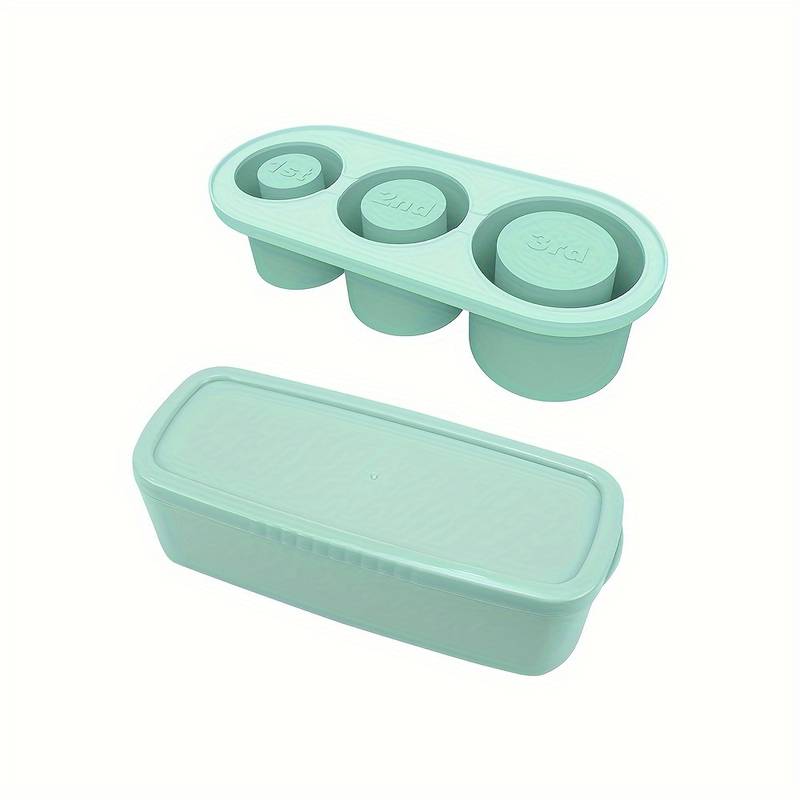 

Лоток для кубиков льда для стакана, 3 шт. силиконовая форма для льда с полым цилиндром с крышкой и контейнером для морозильной камеры, ледяной напиток, сок, виски, коктейли, 20 унций, 30 унций, 40 унций