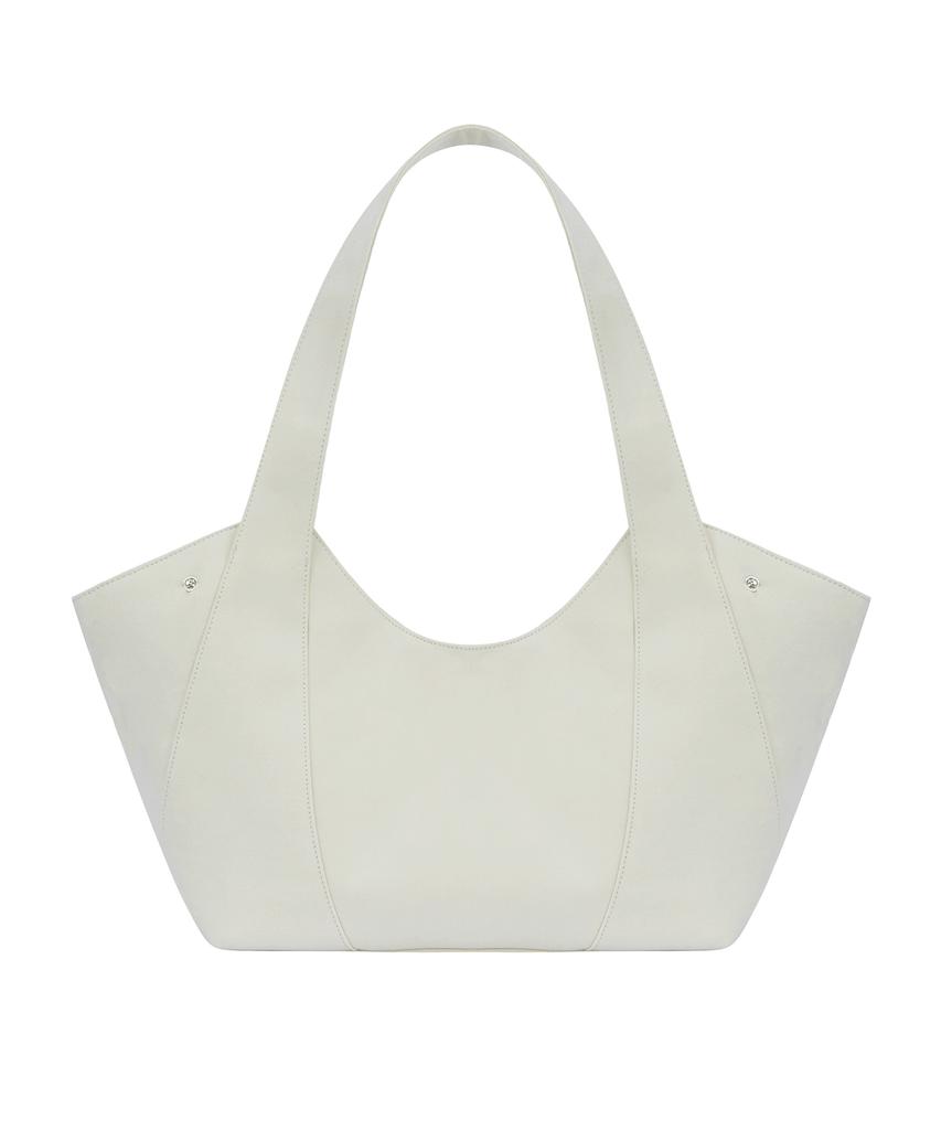 Verdan Aube Suede Shopper Bag_Cream