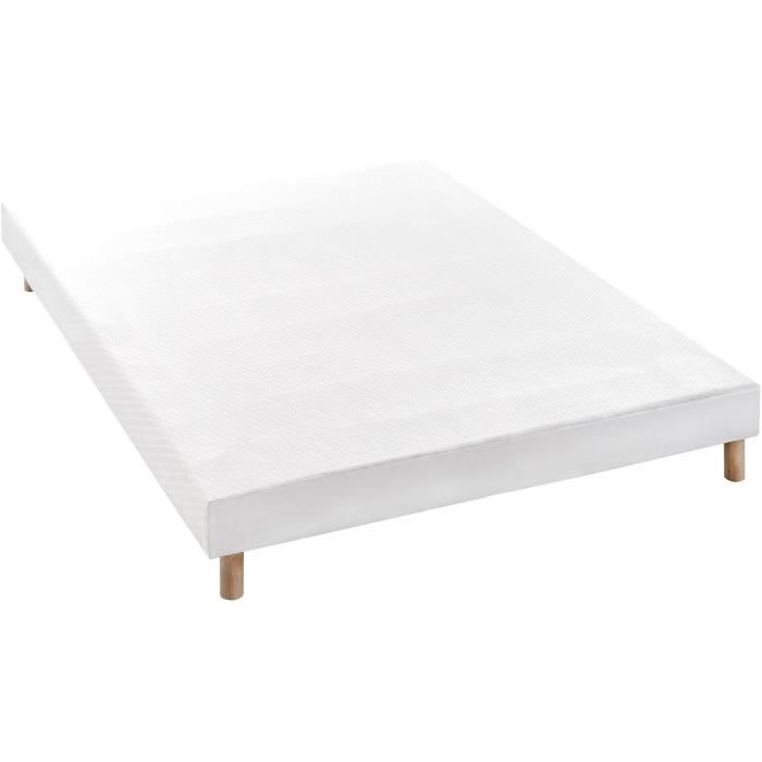 Mattress + Box Spring Set 140 X 190 Cm - Springs - 7 Zones - 27 Cm - Balanced - DEKO DREAM Relaxation