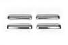 Handle Pads (4 Pcs, Stainless Steel) Carmos - Turkish Steel for Nissan NP300 1999-2015