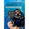 ABUO-For Insta360 Acepro2 Underwater Diving Protective Shell 263FT/80M Waterproof Dive Case With Universal Two-Card Holder