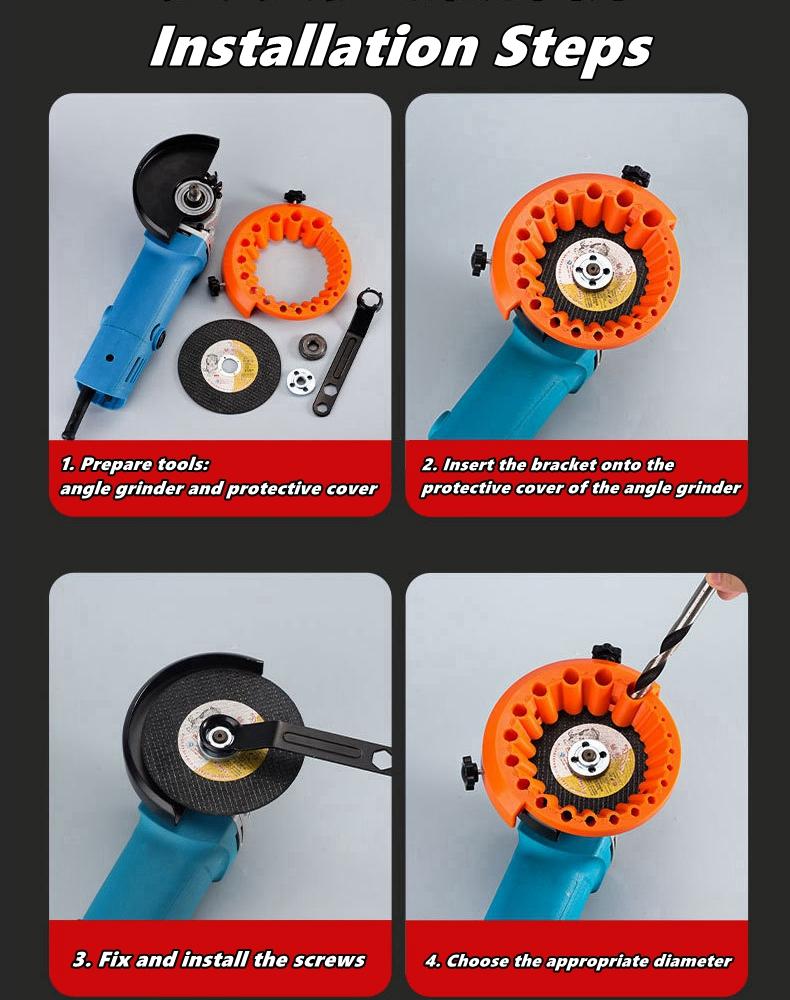 2-13mm Drill Bit Sharpener Grinder Multi-specification Power Drill Bit Grinding Portable Drill Power Abrasive Tools for Grinding