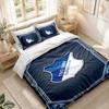 Ensemble de literie 1 housse de couette 2 taies d'oreiller Imprimé TSG Hoffenheim FC Chambre à coucher Décoration de la maison