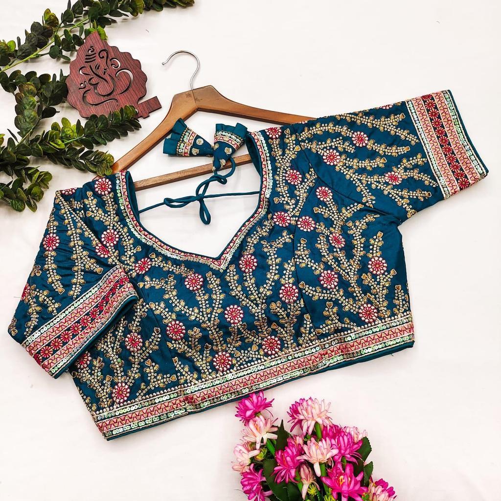 Heavy bridal wedding Saree Blouse