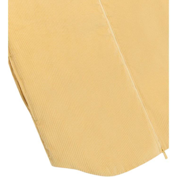 Fear of God Essentials SS23 Corduroy Shirt Jacket Light Tuscan Solid Color Zippered Plush Collar Shirt American Heavyweight Jacket FOG-SS23-043