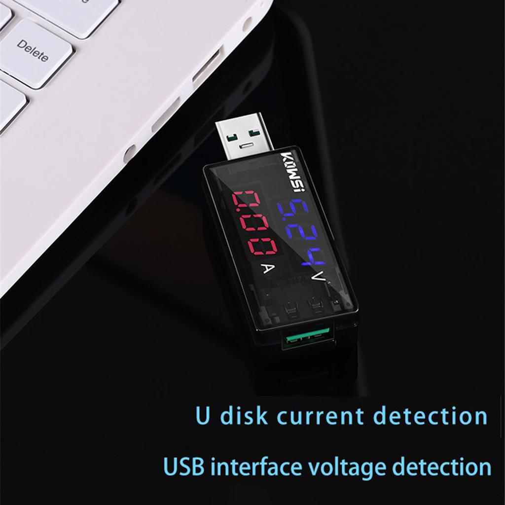 KWS-11VA USB Charger Tester 4-30V 6.5A Voltage Current Meter Voltmeter Ammeter Battery Capacity Tester Power Detector
