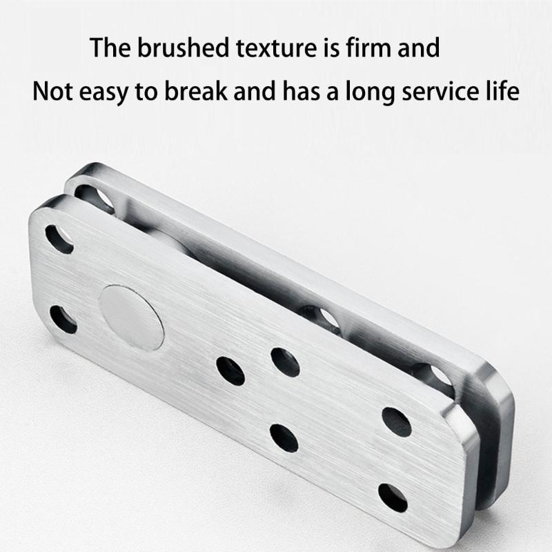 Wood Door Pivots Hinges Stainless Steel Concealed Door Hinge 360 Degree Rotation Invisible Pivots Door Hardware