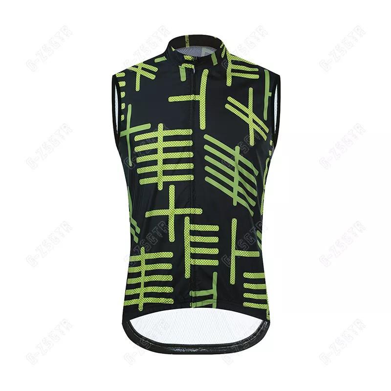 Mens Cycling Vest Outdoor Road Bike Jacket Reflective Windproof Breathable Quick-Dry Sport Use