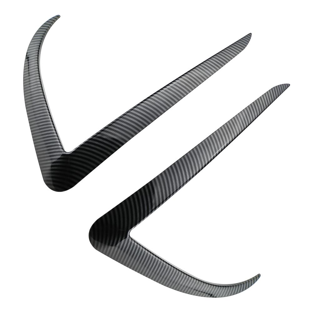For Tesla Model 3 Model3 2017 - 2026 Front Blade Trim Bumper Spoiler Light Blade Decoration Sticker Trim Styling Accessories
