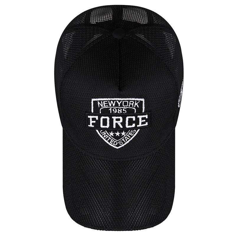 Unisex Youth Summer Mesh Baseball Cap with Sunshade and Breathable Design