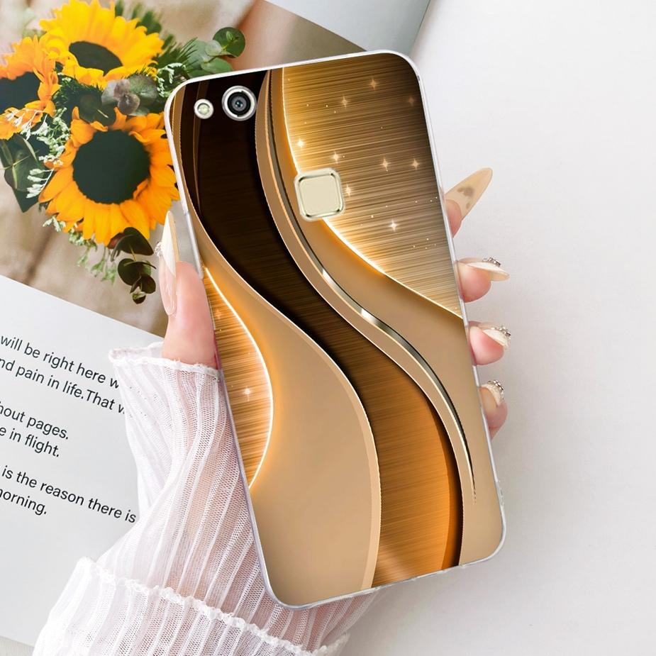 For Huawei P10 Lite Case WAS-LX1 WAS-LX2 Luxury Bow Flowers Painted Cover Soft Slim Phone Case For Huawei P10 Lite P10Lite Shell