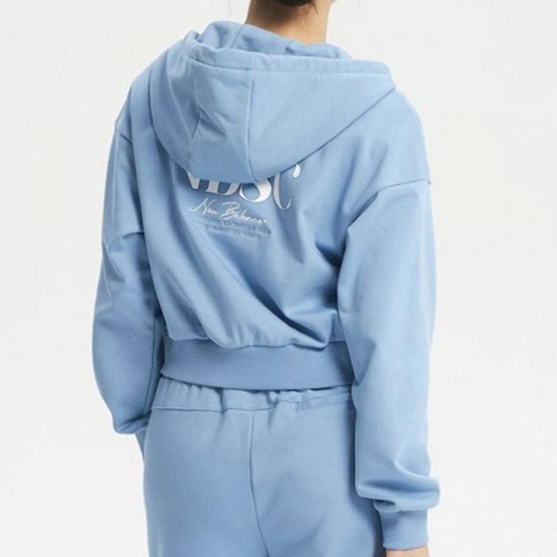 New Balance Women S Semi Crop Hoodie Zip Up Nbmdd3w852 50