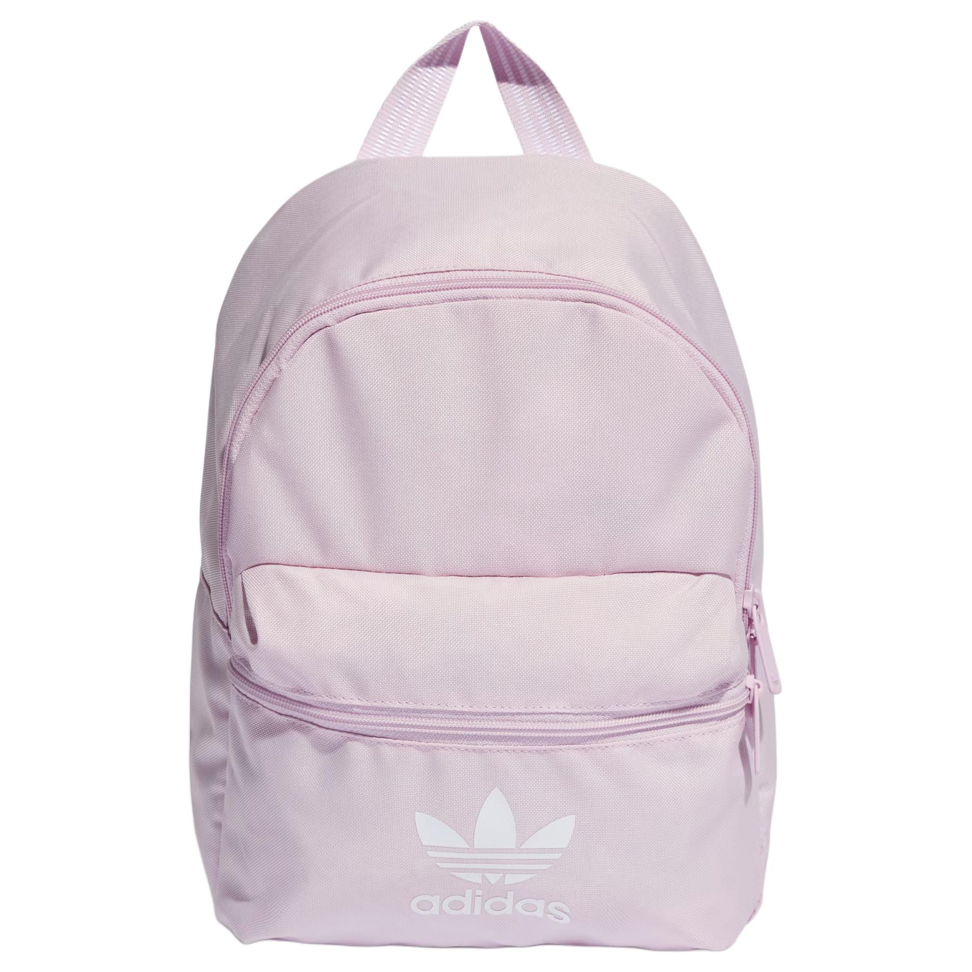 Adidas Originals Adicolor Adjustable Padded Shoulder Strap Zipper Backpack Women Backpack Pink IL4813 Pink
