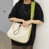 New canvas bag, fashion messenger bag, casual large-capacity men's and women's bags, commuter shoulder bag.