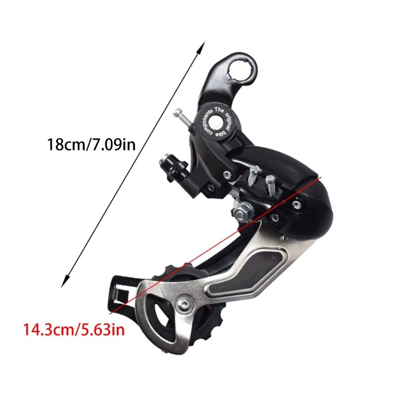 Aluminum Alloy Rear Derailleur Mountain Bicycles Derailleur 6/7/8 Speed Folding Bike Rear Derailleur Easy to Install