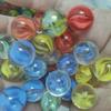 Toy Run Game Pinball Machine Colorful Bouncing Ball Glass Marbles Machine Beads Glass Ball