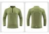 Men's Half-Zip Long-Sleeve Sports T-Shirt - Autumn/Winter Outdoor Casual Running & Fitness Top