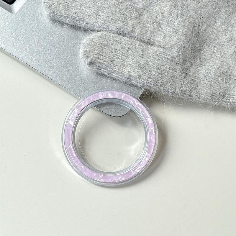 Wind Magnetic Desktop Phone Airbag Bracket Transparent Chassis Base Diy Accessories Simple Girl Decoration