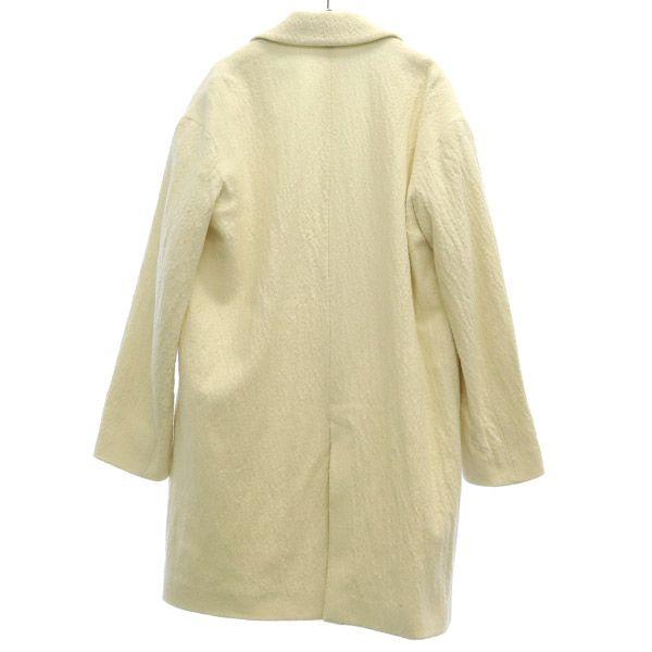 unused ZARA Cotton Blend Chester coat XS white Women Used