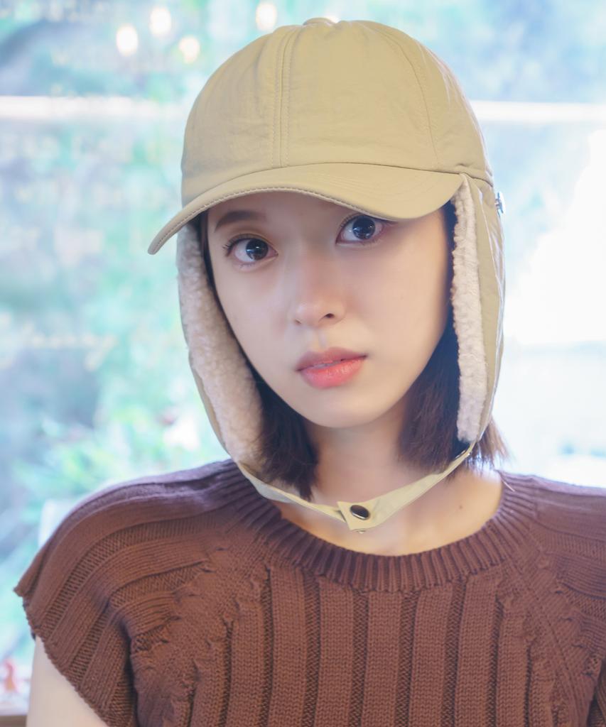 Sodamon Mimin Winter Earflap Baseball Cap 2 Colors
