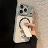 Contrast Color Magnetic Stand Case for Apple iPhone 13/14Pro/15/16 Pro Max - Drop-proof and Creative Design