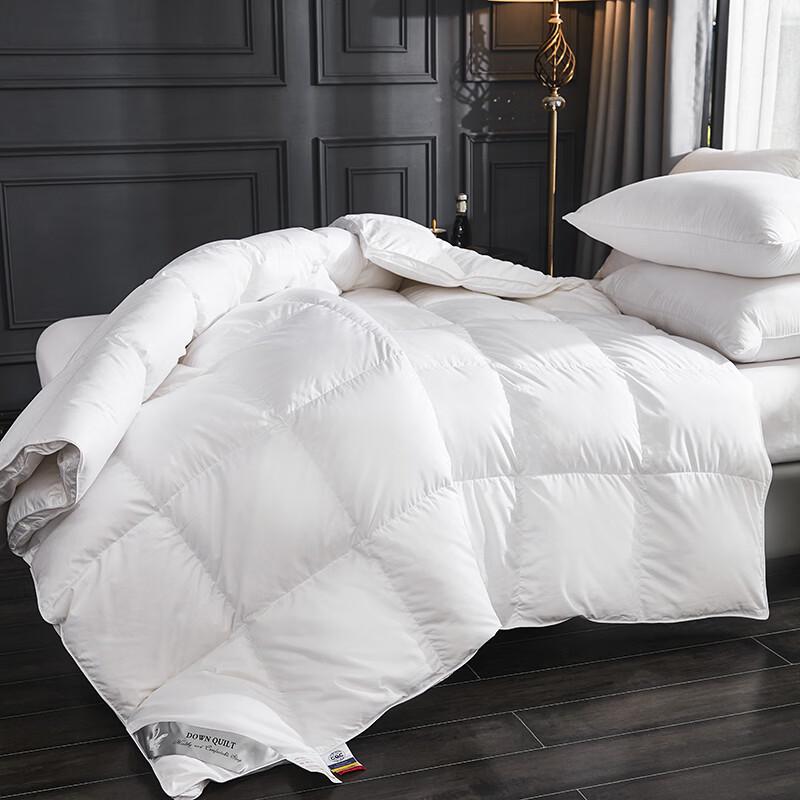 LANGSHA ZHENPIN All-Cotton 95% Grey Duck Down Comforter