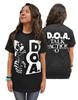 D.O.A. "Skull" Double Sided T-Shirt FREE SHIPPING