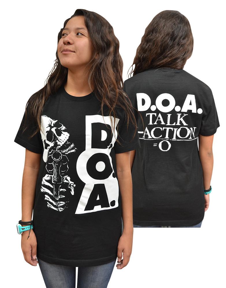 D.O.A. Skull Double Sided T-Shirt M