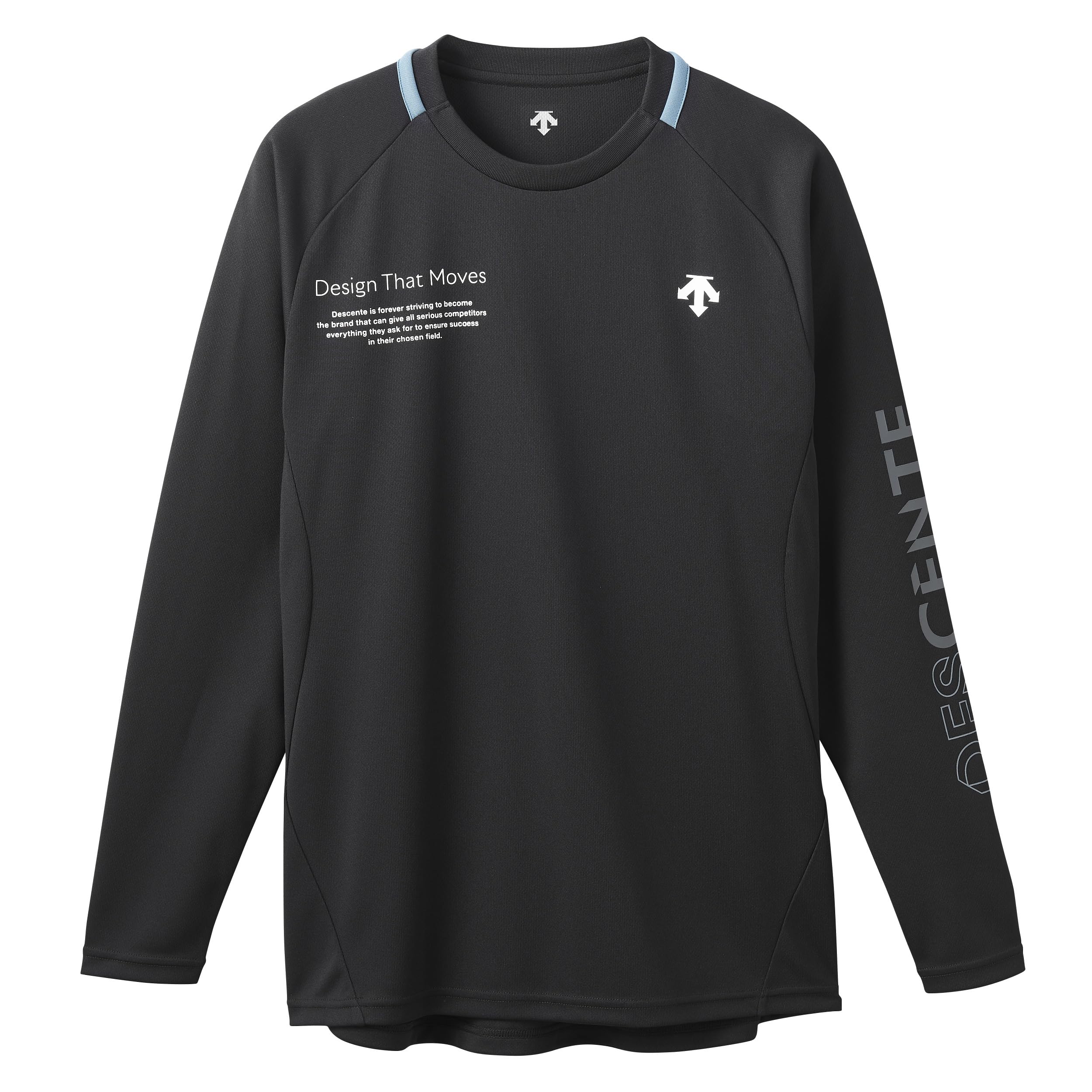 

DESCENTE Волейбольная футболка с длинным рукавом Easy Arm Flying Yuki черная, Движение, Прием, Исикава, чёрный