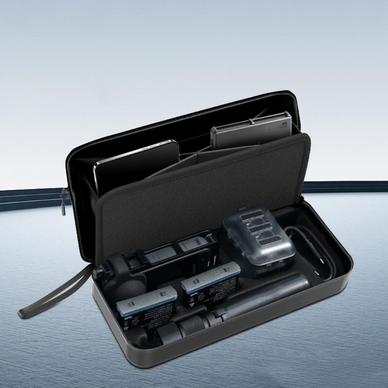 Compact Storage Bag Multiple Compartment For 360 X5 Camera Accessories Holder Bag Durability Protections
