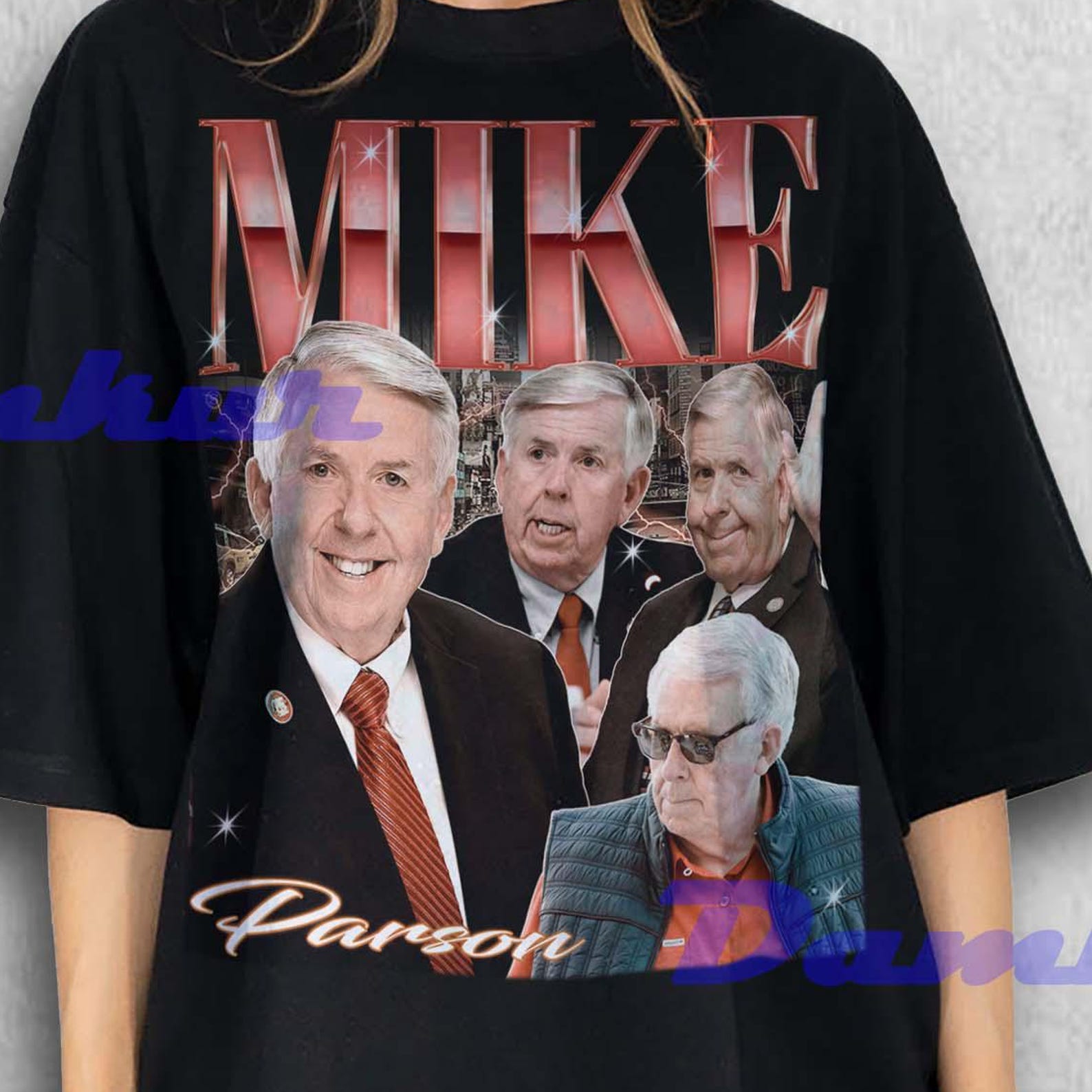 Mike Parson Shirt, Mike Parson Retro Tshirt, Mike Parson Vintage Tees, Mike Parson T-shirt, Mike Parson Merch Gift, Comfort Colors Tee S