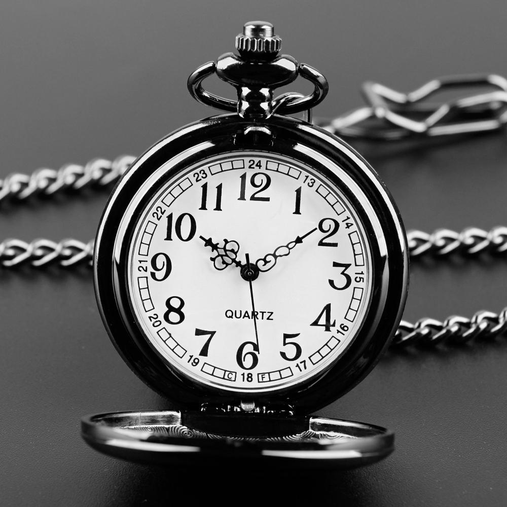 Fashion 37CM Fob Chain Smooth Quartz Pocket Watch Gifts Vintage Roman Dial Pendant Fob Classic Simple Watch Hot Sale