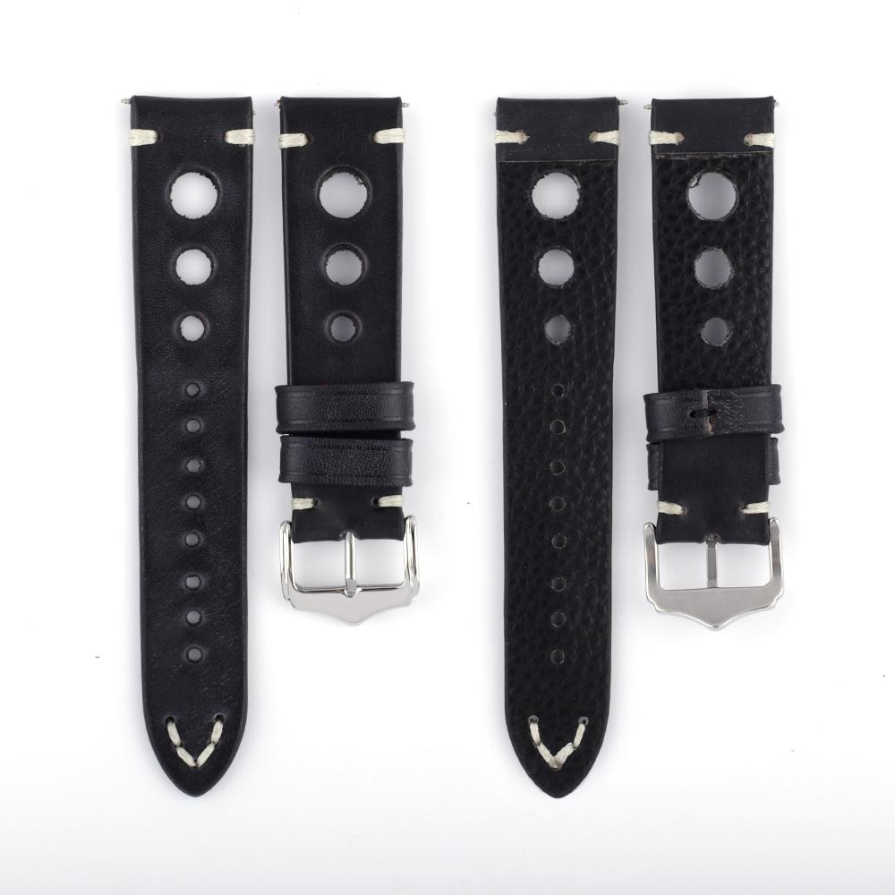 Handgefertigtes Echtes Leder Uhrenarmband 20mm 22mm 24mm Vintage Erste Schicht Rindsleder Uhrenarmband Armband Ersatz für Herren