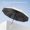 Large 125 Cm Automatic Umbrella UV Rays Windproof Weatherproof Foldable Hooks Compact Double Umbrellas For Both Men And Women