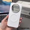 For Honor Magic 8 Pro Case For MagSafe Magnetic Matte Pattern PU Leather Silicone Back Cover Fingerprint-Resistant Bumper