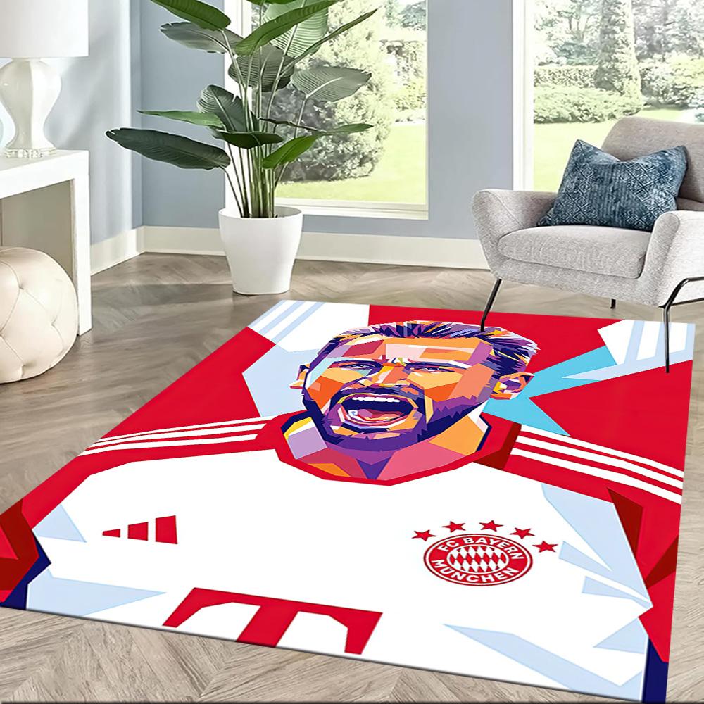 Bayern Munich Floor Rug Office Rug Suitable for Hallway Kitchen Foyer Game Room Antislip Carpet Anime Office Decor Perfect Gift for Friends & Family