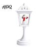 Decorative Street Lamp Christmas Snow Sphere Lamp Retro Design Santa Battery Operated Snowman Tree Night Light for Bedroom Tabletop Decor