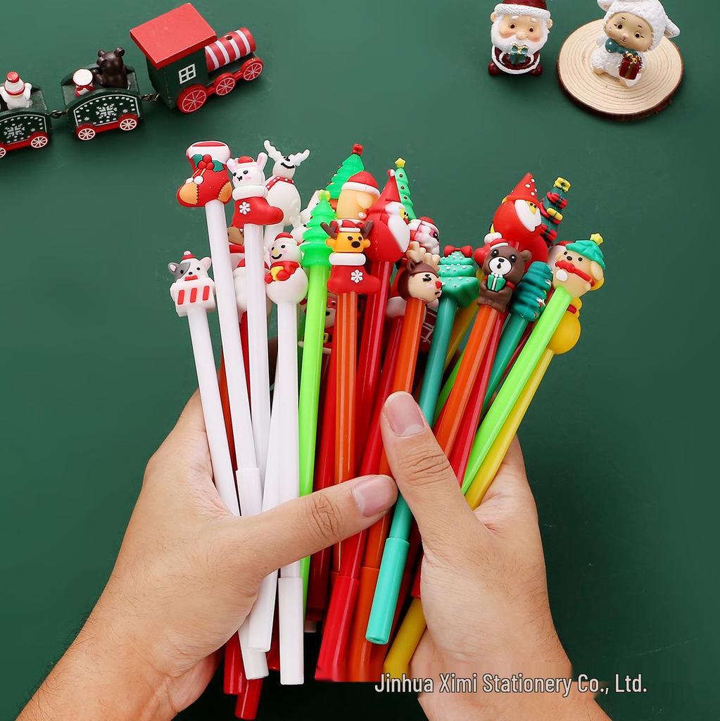 Christmas Santa Claus Cartoon Ballpoint Pen - Cute and Creative Student Stationery