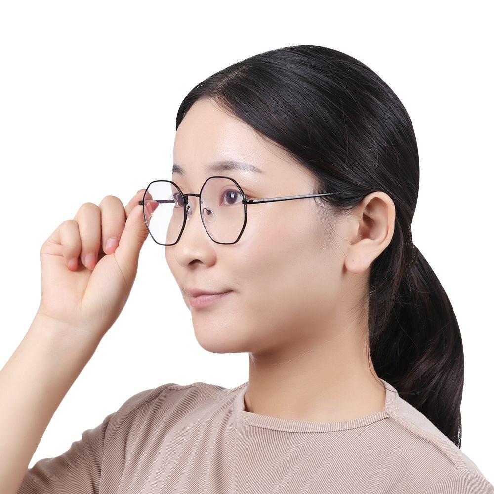 Fashion Anti Blue light Octagon Anti-blue Glasses Eye wear Eyeglasses Vision Care