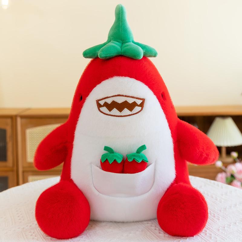 Cute Funny Transformed Into Shark Spicy Doll Doll Comfort Plush Doll Cute Shark Toy Holiday Gift Pillow