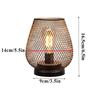 2PCS Simple Design Table Lamp Battery Powered Portable Night Lamp for Restaurant Event Decoration