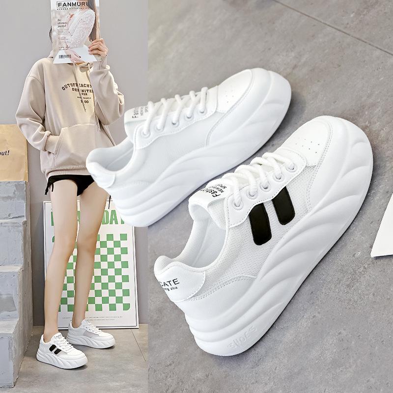 Little white shoes women's board shoes spring 2025 new popular versatile soft-soled casual sports shoes non-slip women's shoes A09
