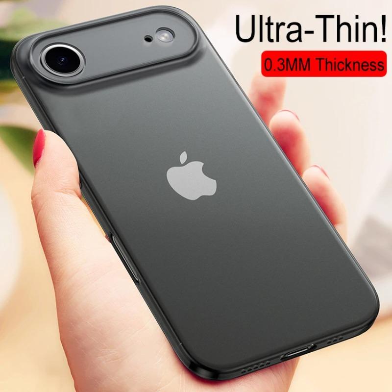 Luxury 0.3MM Ultra Thin Hard PP Matte Case for iPhone 17 Air 16 15 14 Plus 13 12 11 17 Pro Max Clear Shockproof Slim Cover