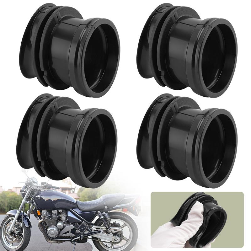 4 Stück Motorrad Gelenk Luftfilter Gummi für Kawasaki ZL 400 ZR 400 ZX 400 ZX 500 ZL 600 ZX 600 ZR 550 ZR 750 Zephyr Eliminator