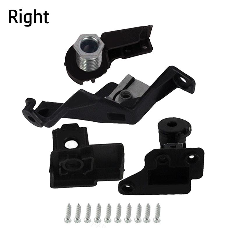 Car Repair Replacement Bumper Headlight Bracket Direct Replacement Headlight Part Accessory 1set Included Auto Accessory